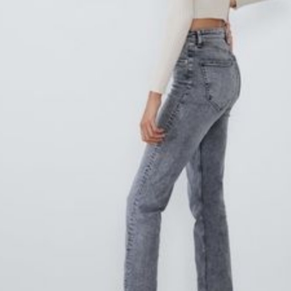 Zara jeans size 00 in gray - Picture 1 of 8